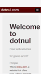 Mobile Screenshot of dotnul.com
